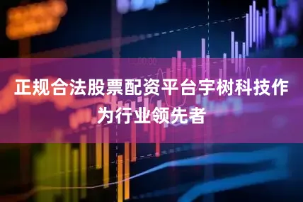 正规合法股票配资平台宇树科技作为行业领先者