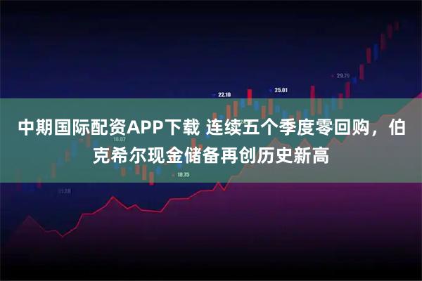 中期国际配资APP下载 连续五个季度零回购，伯克希尔现金储备再创历史新高