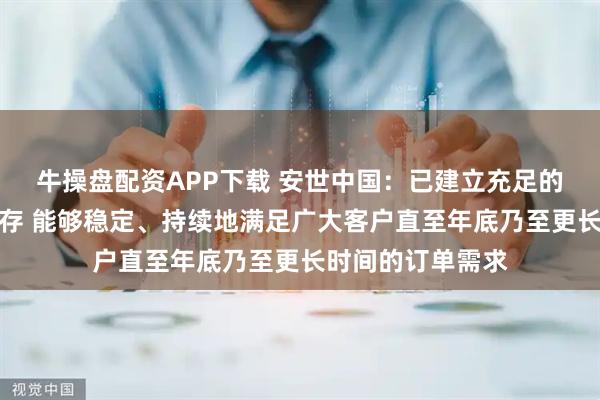 牛操盘配资APP下载 安世中国：已建立充足的成品与在制品库存 能够稳定、持续地满足广大客户直至年底乃至更长时间的订单需求