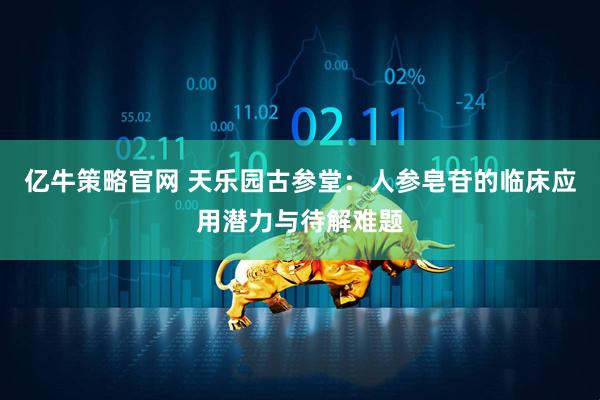 亿牛策略官网 天乐园古参堂:人参皂苷的临床应用潜力与待解难题