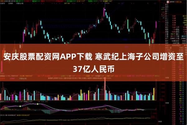 安庆股票配资网APP下载 寒武纪上海子公司增资至37亿人民币